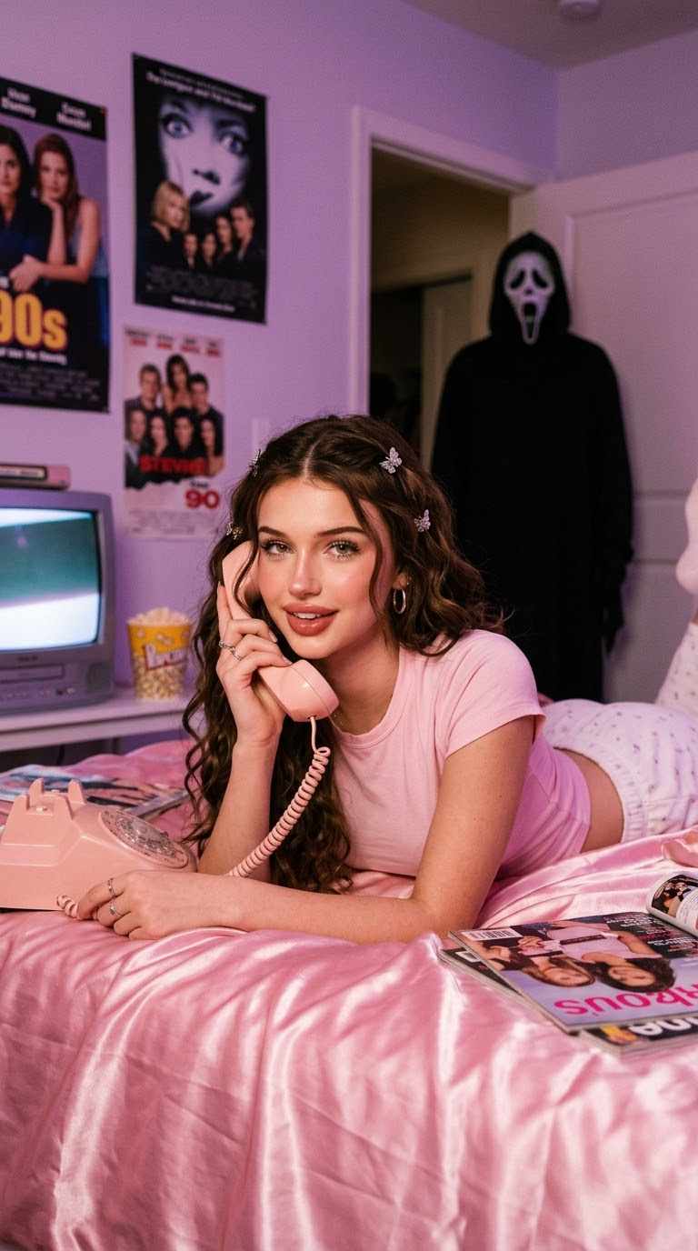 Y2K Trend Spooky Portrait